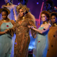 Beyoncé, second from left (Kevork Djansezian/Getty Images)